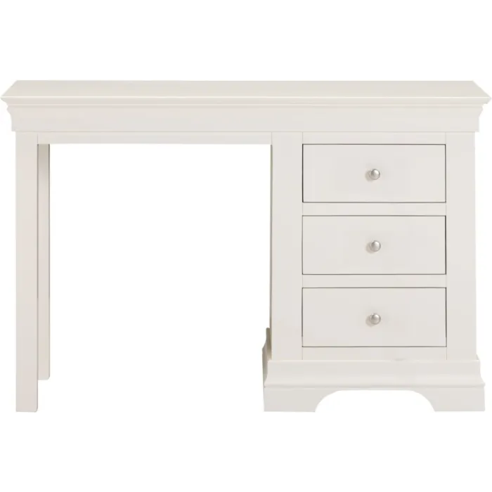 Bordeaux 3 Drawer Dressing Table - Ivory | Murphy Furniture