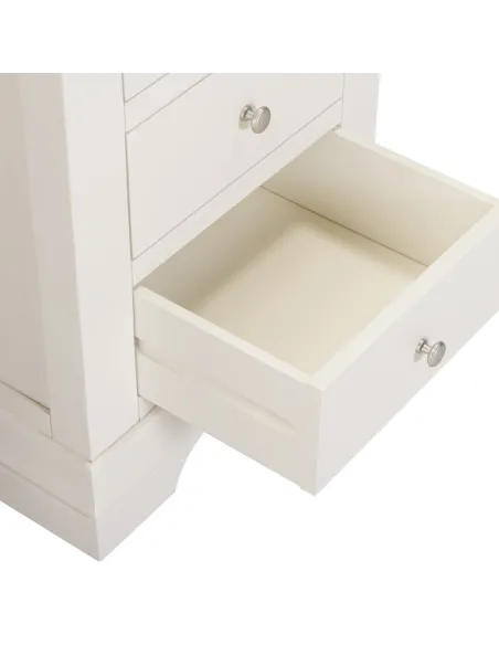Bordeaux 3 Drawer Dressing Table - Ivory | Murphy Furniture