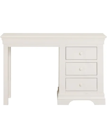 Bordeaux 3 Drawer Dressing Table - Ivory | Murphy Furniture