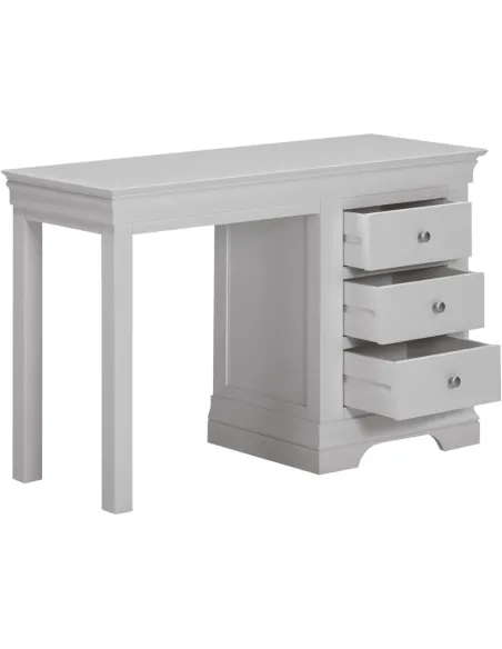 Bordeaux 3 Drawer Dressing Table - Pebbl | Murphy Furniture
