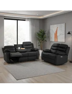 Roma 3+2 Electric Recliner Sofa Suite - | Murphy Furniture