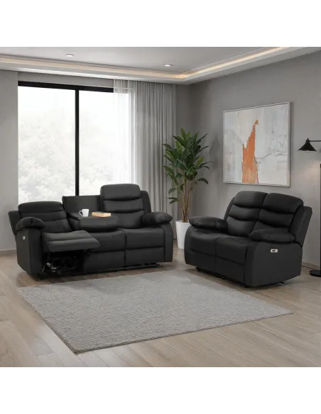 Roma 3+2 Electric Recliner Sofa Suite - | Murphy Furniture