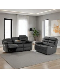 Roma 3+2 Electric Recliner Sofa Suite - | Murphy Furniture