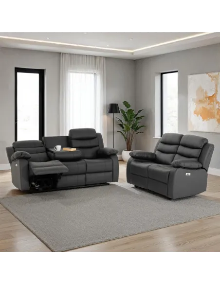 Roma 3+2 Electric Recliner Sofa Suite - | Murphy Furniture