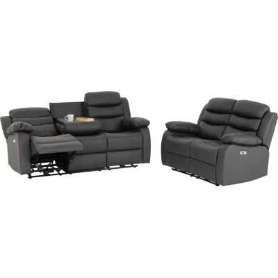 Roma 3+2 Electric Recliner Sofa Suite - | Murphy Furniture