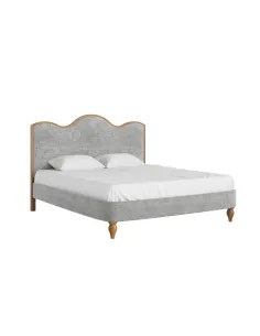 Verona 6ft Bedframe - Grey/Oak | Murphy Furniture
