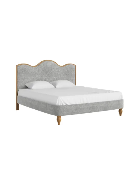 Verona 6ft Bedframe - Grey/Oak | Murphy Furniture