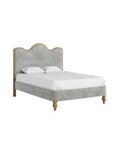 Verona 4ft6 Bedframe - Grey/Oak | Murphy Furniture