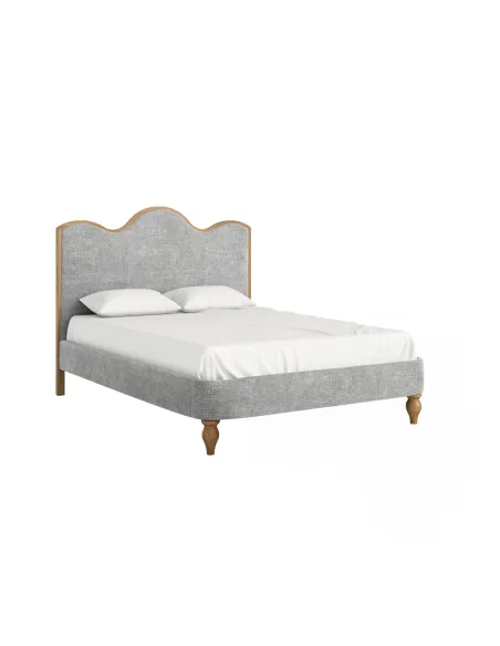 Verona 5ft Bedframe - Grey/Oak | Murphy Furniture