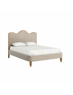 Verona 5ft Bedframe - Oatmeal/Oak | Murphy Furniture