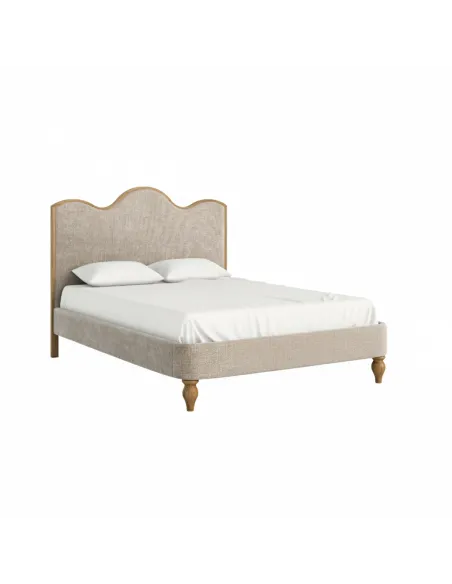Verona 5ft Bedframe - Oatmeal/Oak | Murphy Furniture
