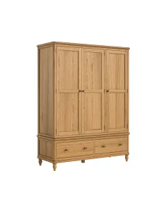 Verona Triple Wardrobe - Oak | Murphy Furniture
