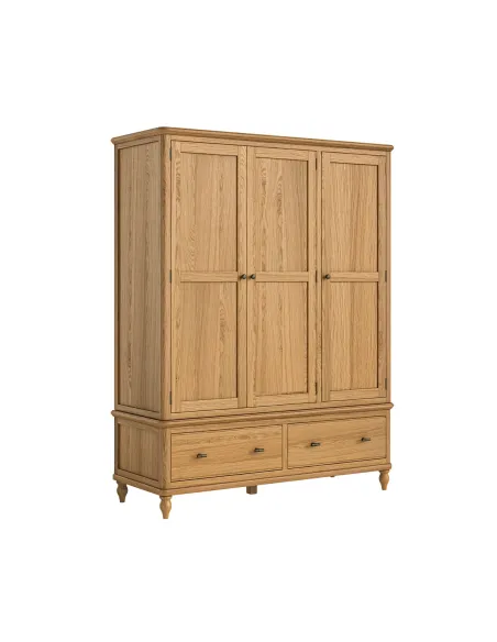 Verona Triple Wardrobe - Oak | Murphy Furniture