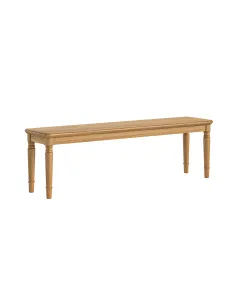 Verona 1500 Dining Bench - Oak | Murphy Furniture