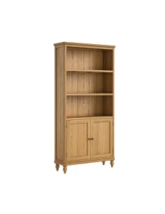 Verona Large Bookcase With Door - Oak | Murphy Furniture