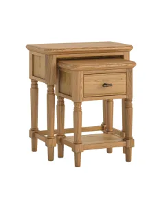 Verona Nest Of Tables - Oak | Murphy Furniture