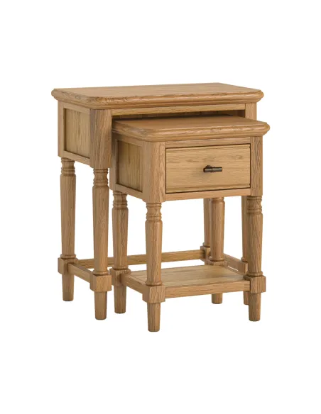 Verona Nest Of Tables - Oak | Murphy Furniture