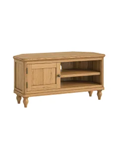 Verona Corner TV Unit  - Oak | Murphy Furniture