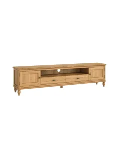 Verona 2000 mm TV Unit - Oak | Murphy Furniture