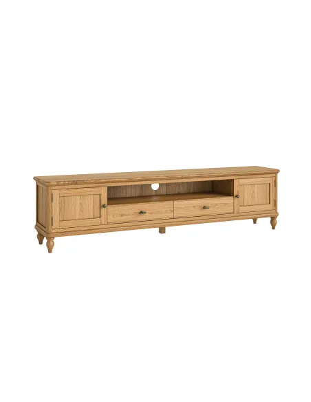 Verona 2000 mm TV Unit - Oak | Murphy Furniture