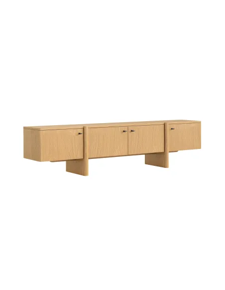 Como 2100 mm TV Unit - Oak | Murphy Furniture