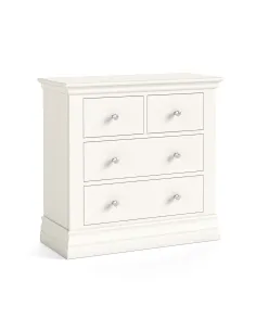 Burgundy 2 Over 2 Chest - Coconut Milk | Murphy Furniture