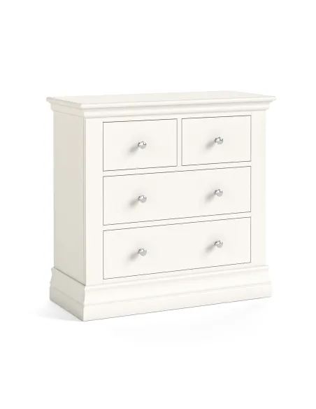 Burgundy 2 Over 2 Chest - Coconut Milk | Murphy Furniture