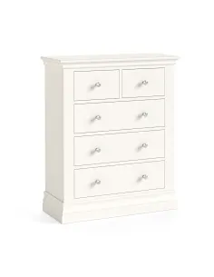 Burgundy 2 Over 3 Chest - Coconut Milk | Murphy Furniture