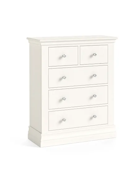 Burgundy 2 Over 3 Chest - Coconut Milk | Murphy Furniture