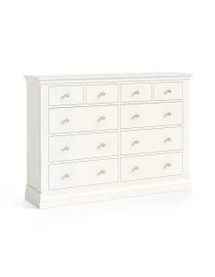 Burgundy 4 Over 6 Chest - Coconut Milk | Murphy Furniture