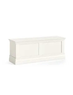 Burgundy Blanket Box - Coconut Milk | Murphy Furniture