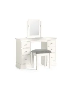 Burgundy Double Pedestal Dressing Table | Murphy Furniture 2