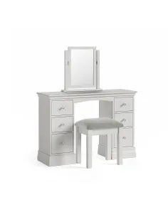 Burgundy Double Pedestal Dressing Table | Murphy Furniture 2