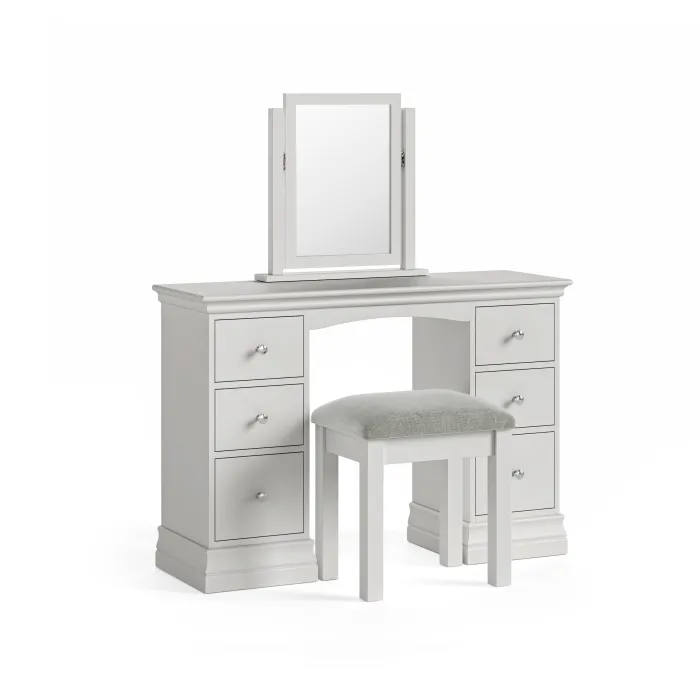 Burgundy Double Pedestal Dressing Table | Murphy Furniture