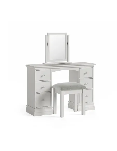Burgundy Double Pedestal Dressing Table | Murphy Furniture