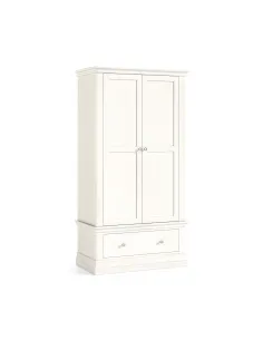 Burgundy Gents Wardrobe - Coconut Milk | Murphy Furniture