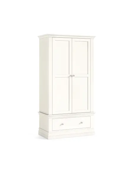 Burgundy Gents Wardrobe - Coconut Milk | Murphy Furniture