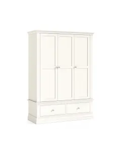 Burgundy Triple Wardrobe - Coconut Milk | Murphy Furniture