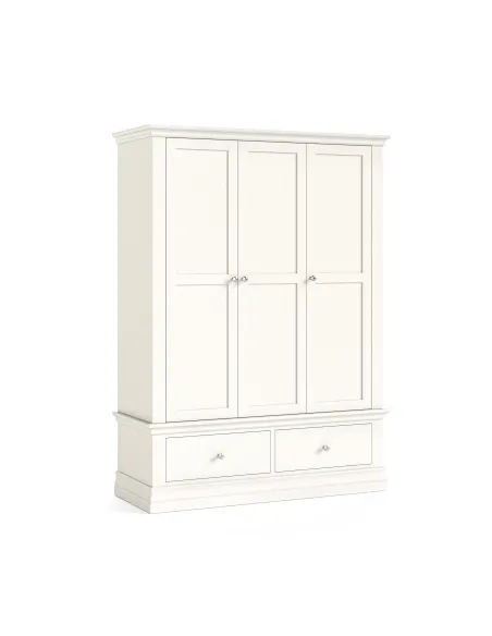 Burgundy Triple Wardrobe - Coconut Milk | Murphy Furniture