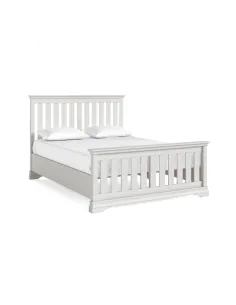 Burgundy 5ft HFE Bedframe - Light Grey | Murphy Furniture