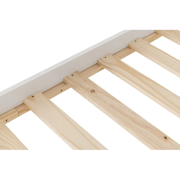 Amber 4FT6 Bedframe - White | Murphy Furniture