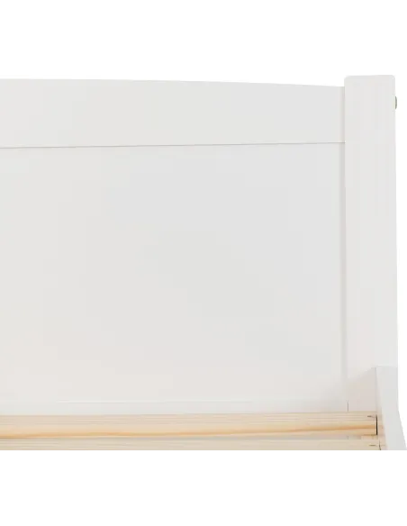 Amber 4FT6 Bedframe - White | Murphy Furniture