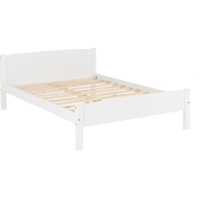 Amber 4FT6 Bedframe - White | Murphy Furniture