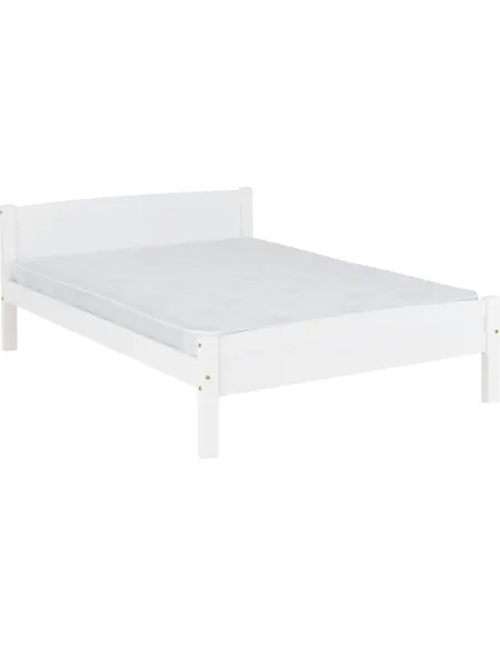 Amber 4FT6 Bedframe - White | Murphy Furniture