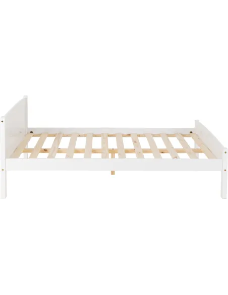 Amber 4FT6 Bedframe - White | Murphy Furniture