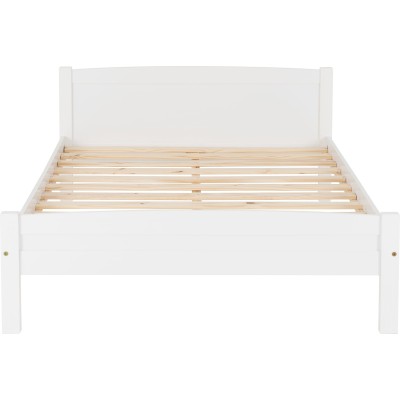 Amber 4FT6 Bedframe - White | Murphy Furniture