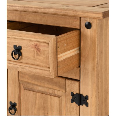 Corona 1 Drawer 1 Door Bedside Locker - | Murphy Furniture