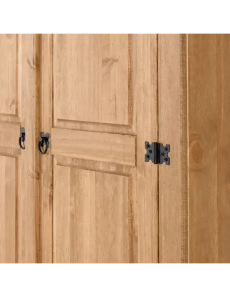 Corona 2 Door Wardrobe - Distressed Waxe | Murphy Furniture
