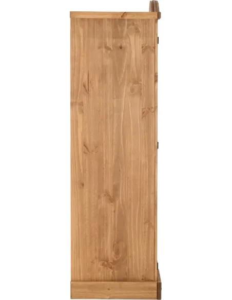 Corona 2 Door Wardrobe - Distressed Waxe | Murphy Furniture