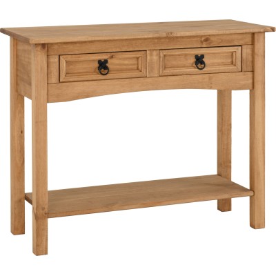 Corona 2 Drawer Console Table With Shelf | Murphy Furniture